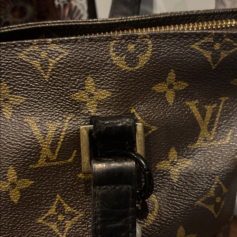 LOUIS VUITTON Cabas Piano Tote Bag Monogram Canvas Leather V10071 COA - Picture 2 of 11